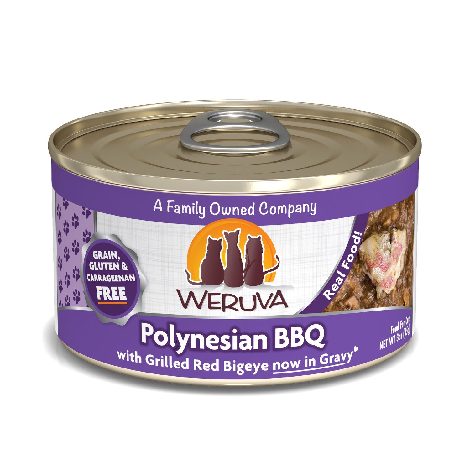 Weruva Canned Cat Food Polynesian BBQ 3 oz