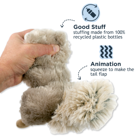 Tall Tails Plush Squirrel Twitchy 9”