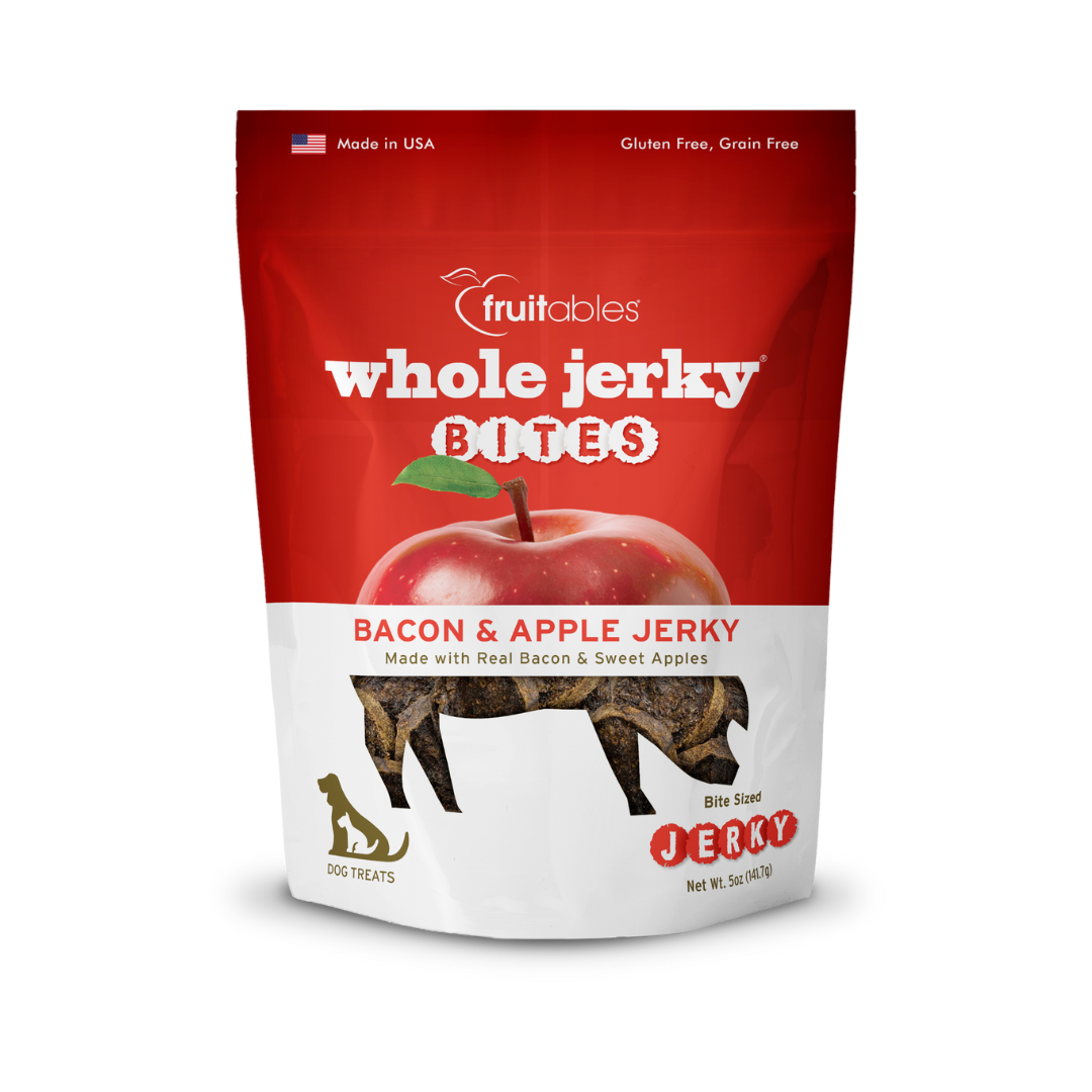 Fruitables Whole Jerkey Bites Bacon &amp; Apple 5 oz