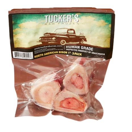 Tucker's Frozen Raw Bison 5"- 2 pk bones