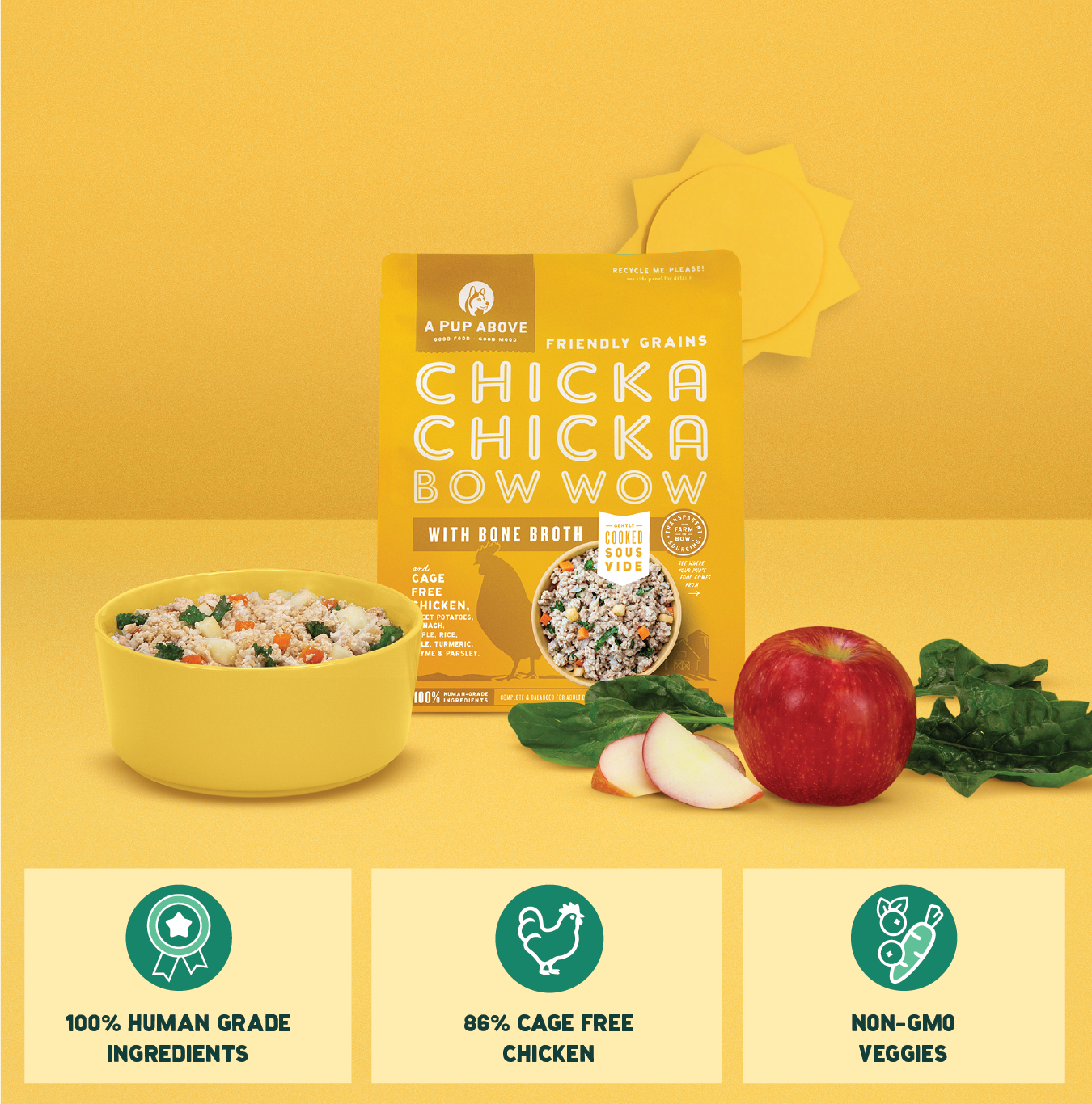 A Pup Above Chicka Bow Wow 3lb bag