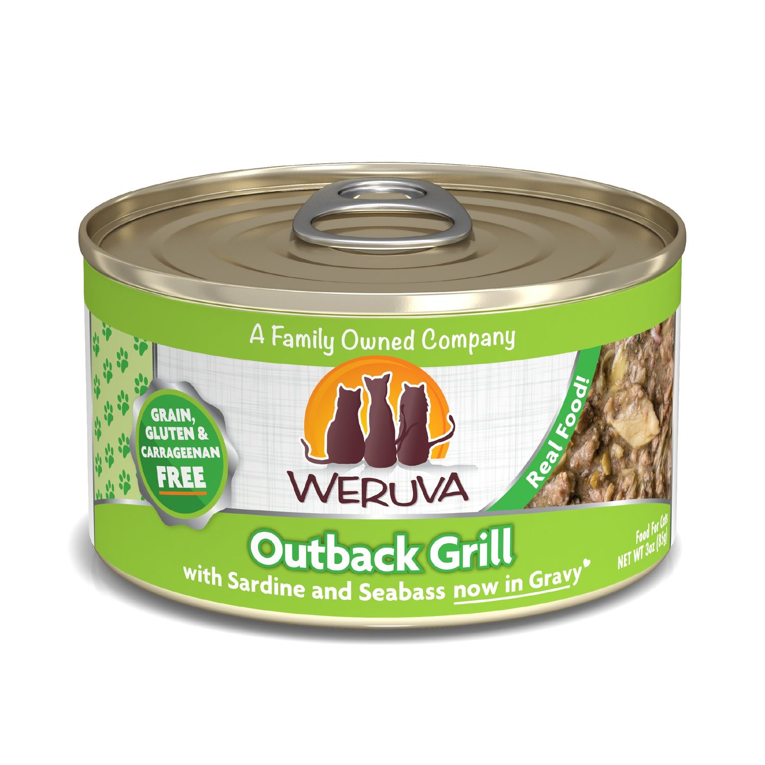 Weruva Canned Cat Food Outback Grill 3 oz