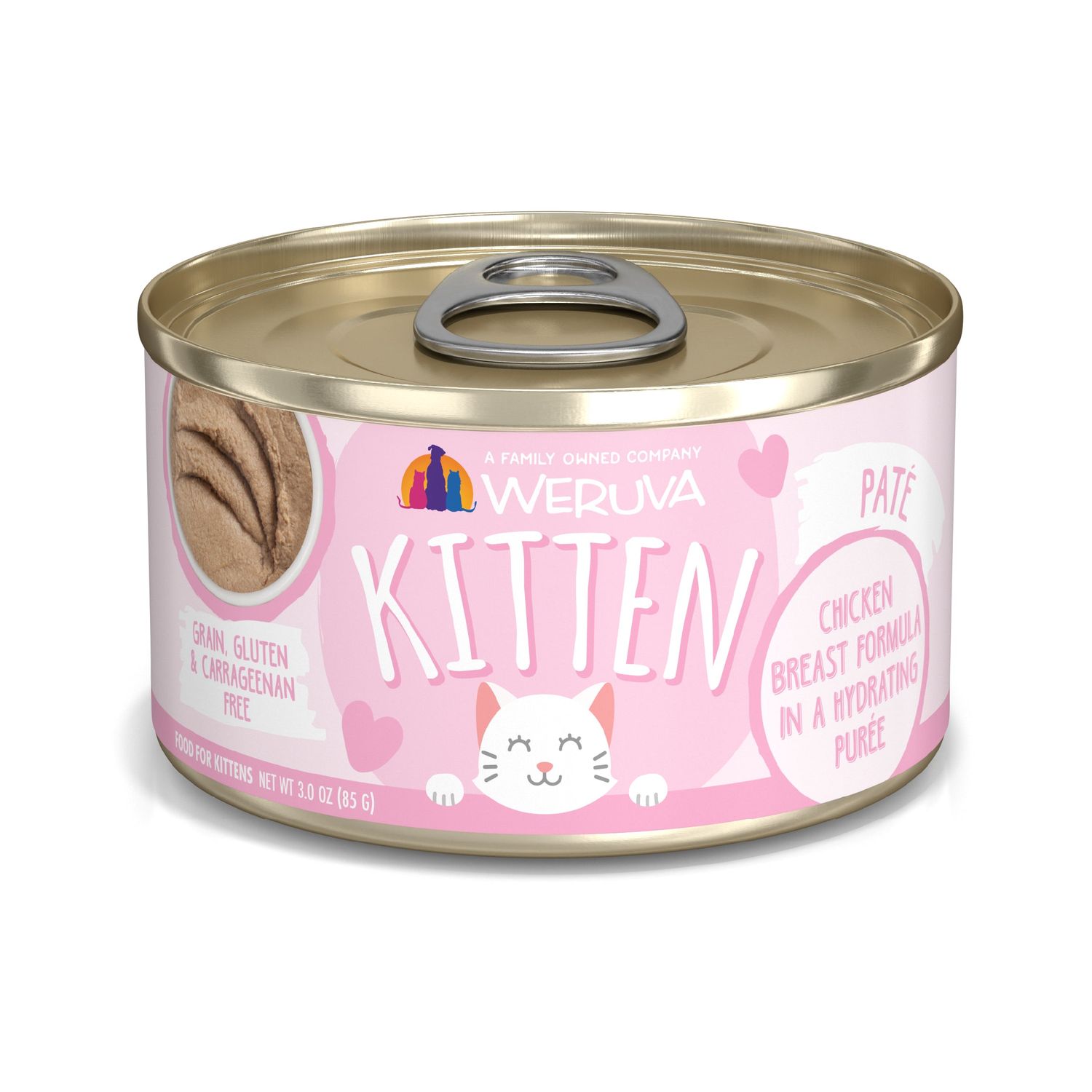 Weruva Canned Cat Food Kitten Chicken Breast 3 oz