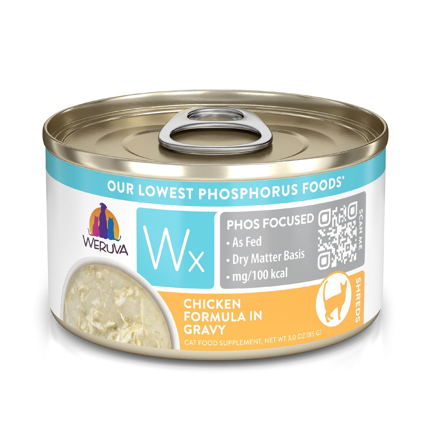 Weruva Canned Cat Food WX Chicken w/ Gravy 3 oz
