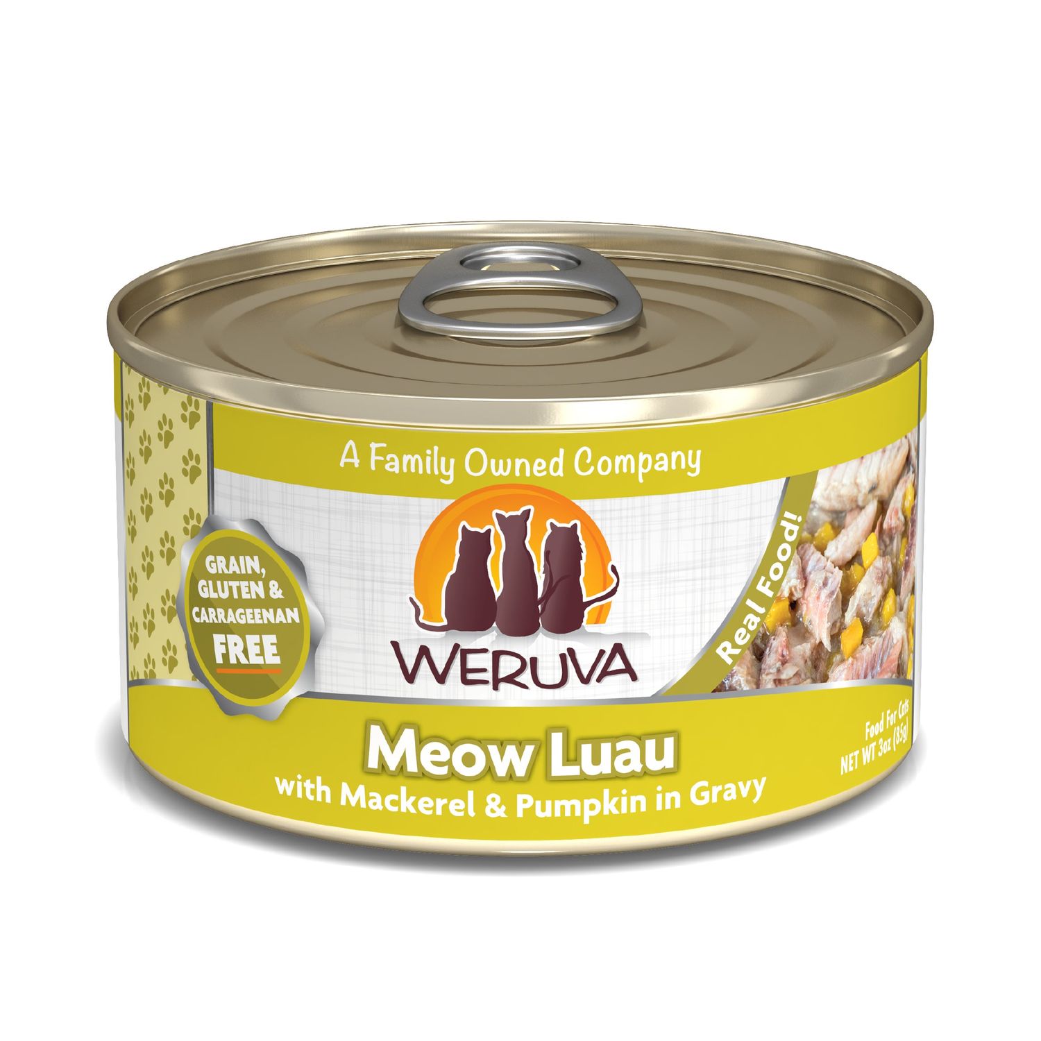 Weruva Canned Cat Food Meow Luau 3 oz