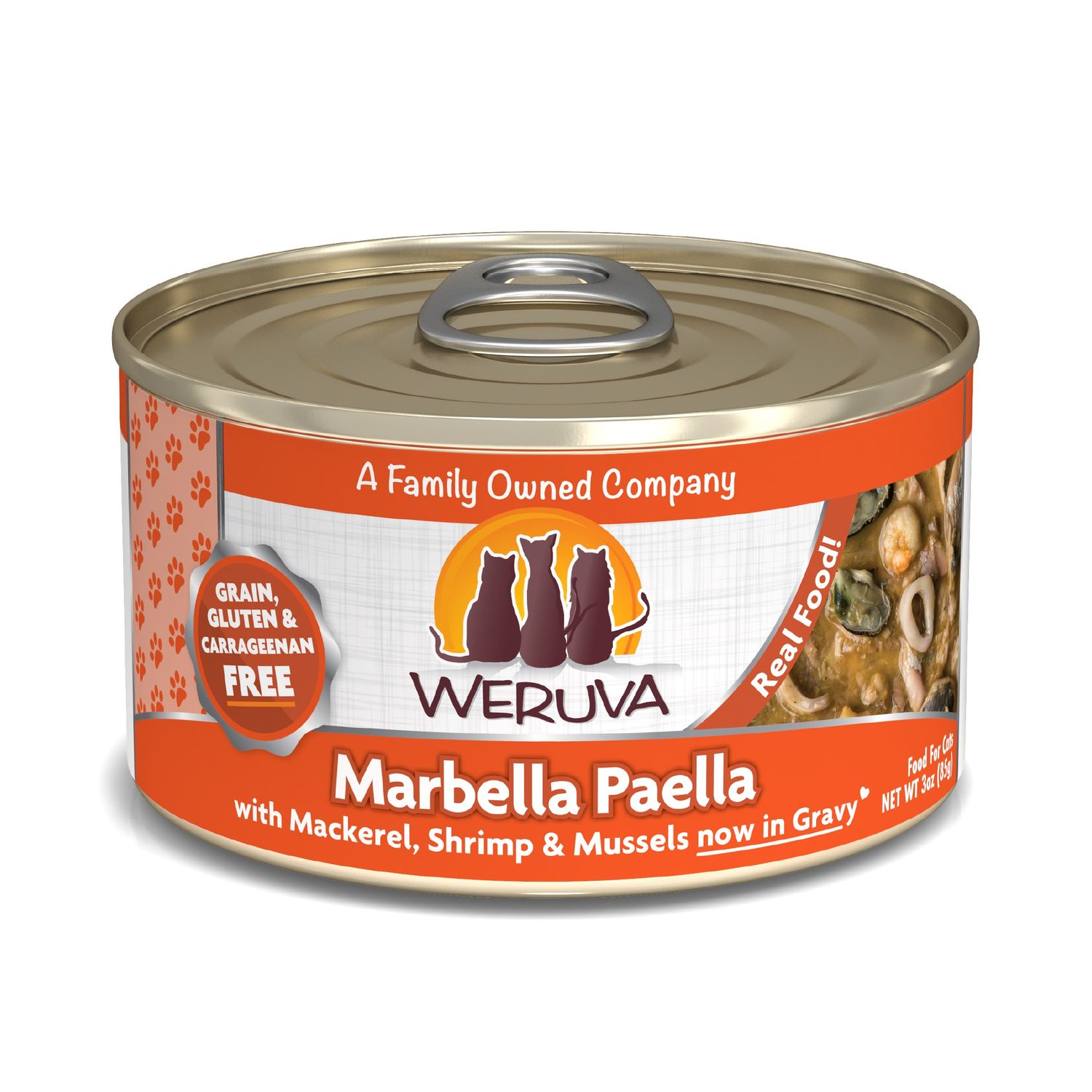 Weruva Canned Cat Food Marbella Paella 3 oz