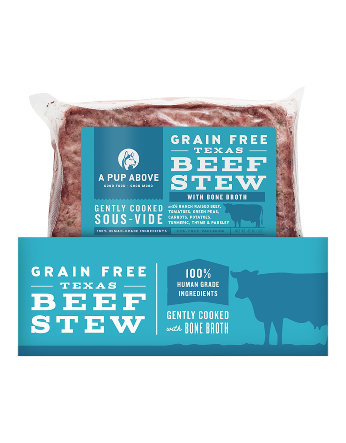 A Pup Above Beef Stew 1 lb patty