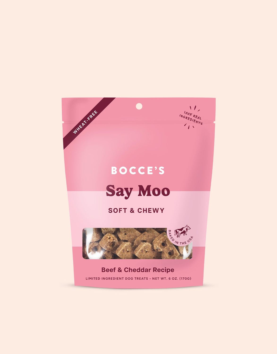 Bocce Soft &amp; Chewy Say Moooo 6oz