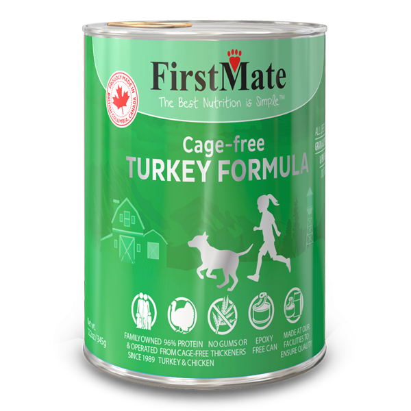 FirstMate Dog Can GF LID Turkey 12.2 oz