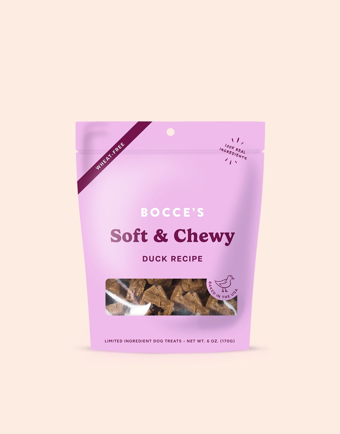 Bocce Soft &amp; Chewy Duck 6oz