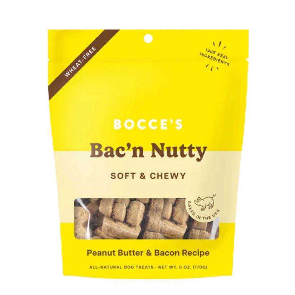 Bocce Soft &amp; Chewy Bac’n Nutty 6oz