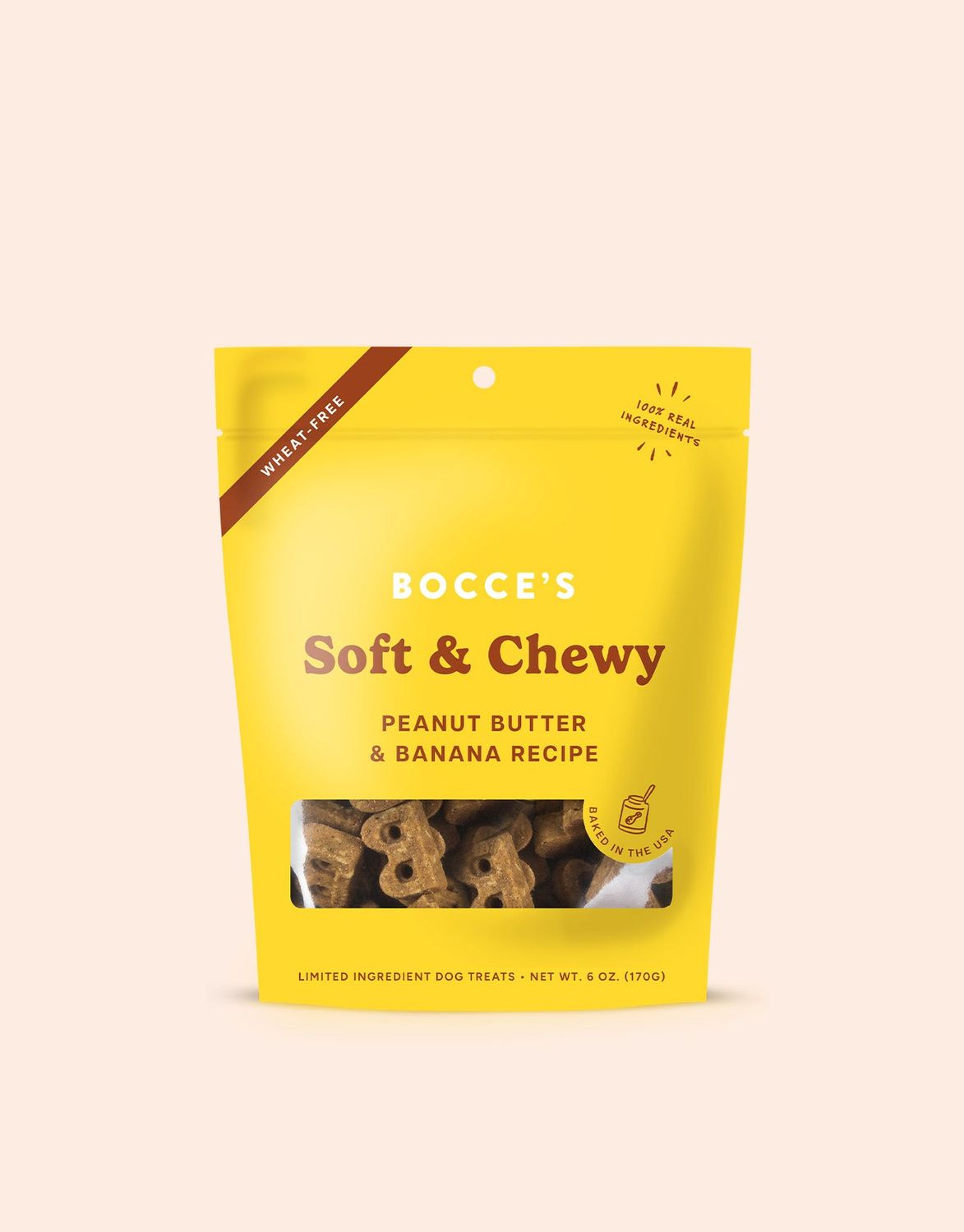 Bocce Soft &amp; Chewy Peanut Butter 6oz