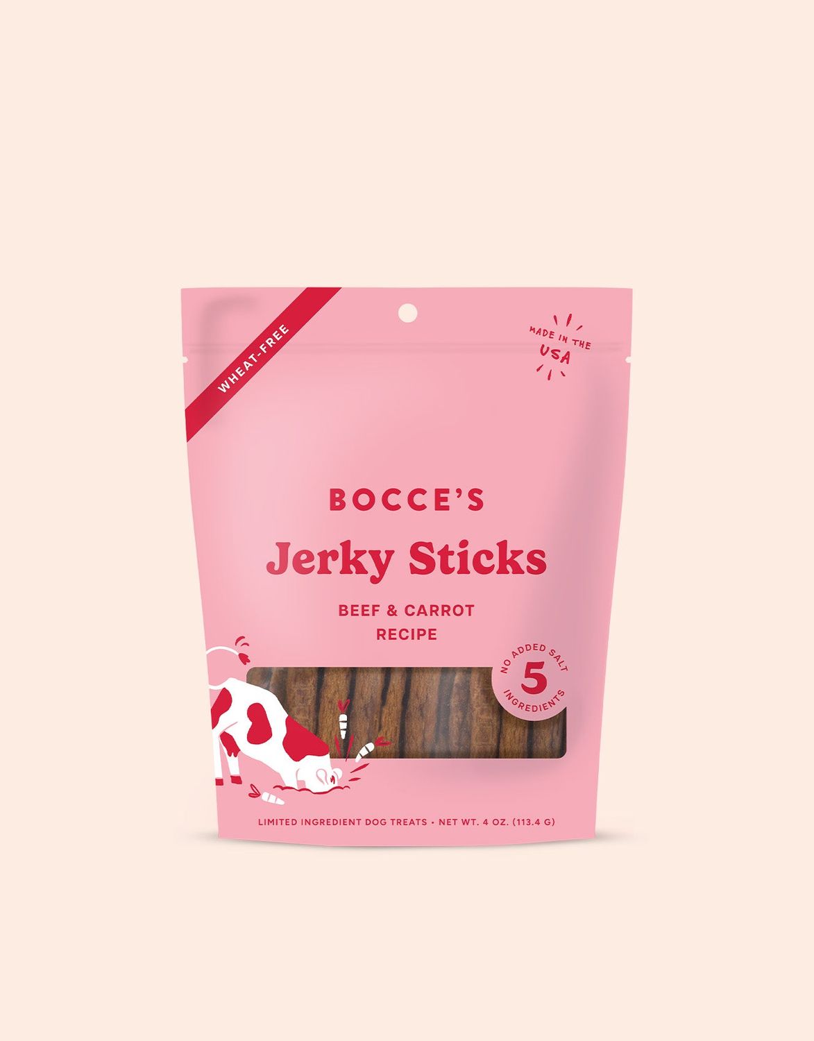 Bocce Grazers Beef Jerky Sticks 4oz