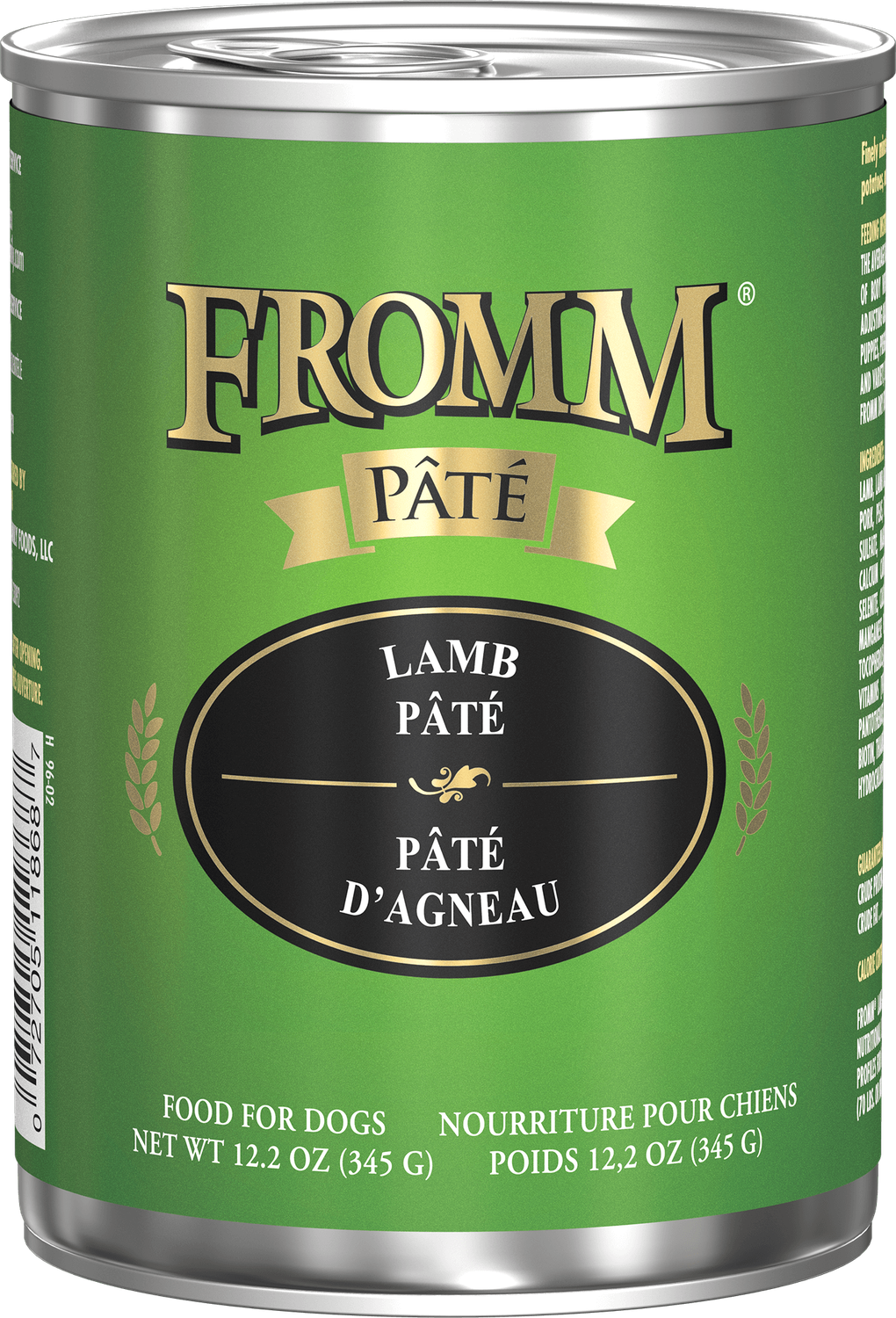 Fromm Lamb Pate dog can 12.2 oz.