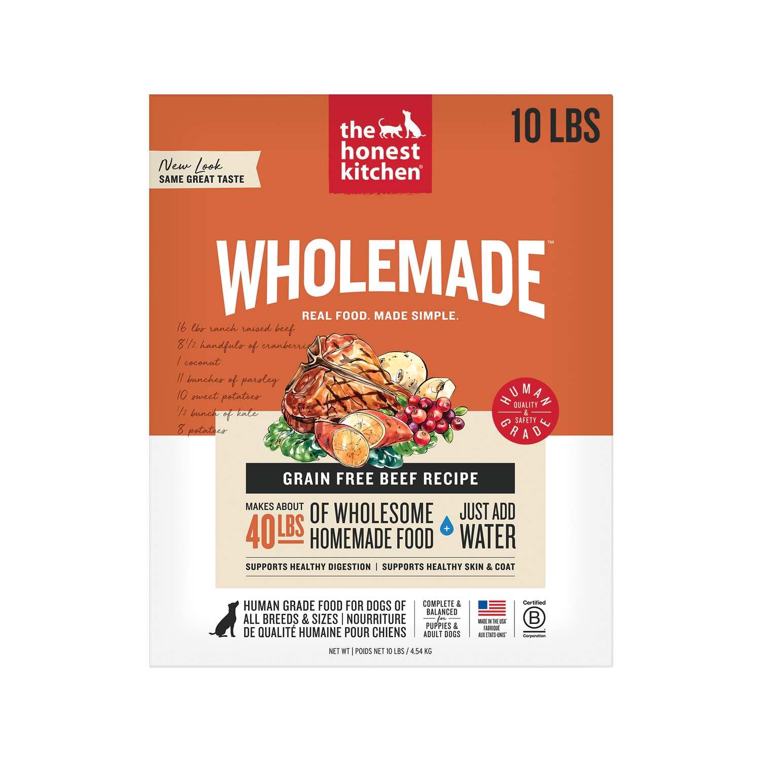 Honest Kitchen GF Beef (Love)10lb