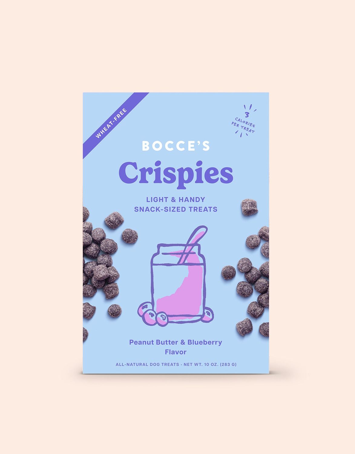 Bocce Crispies Peanut Butter &amp; Blueberry 10oz