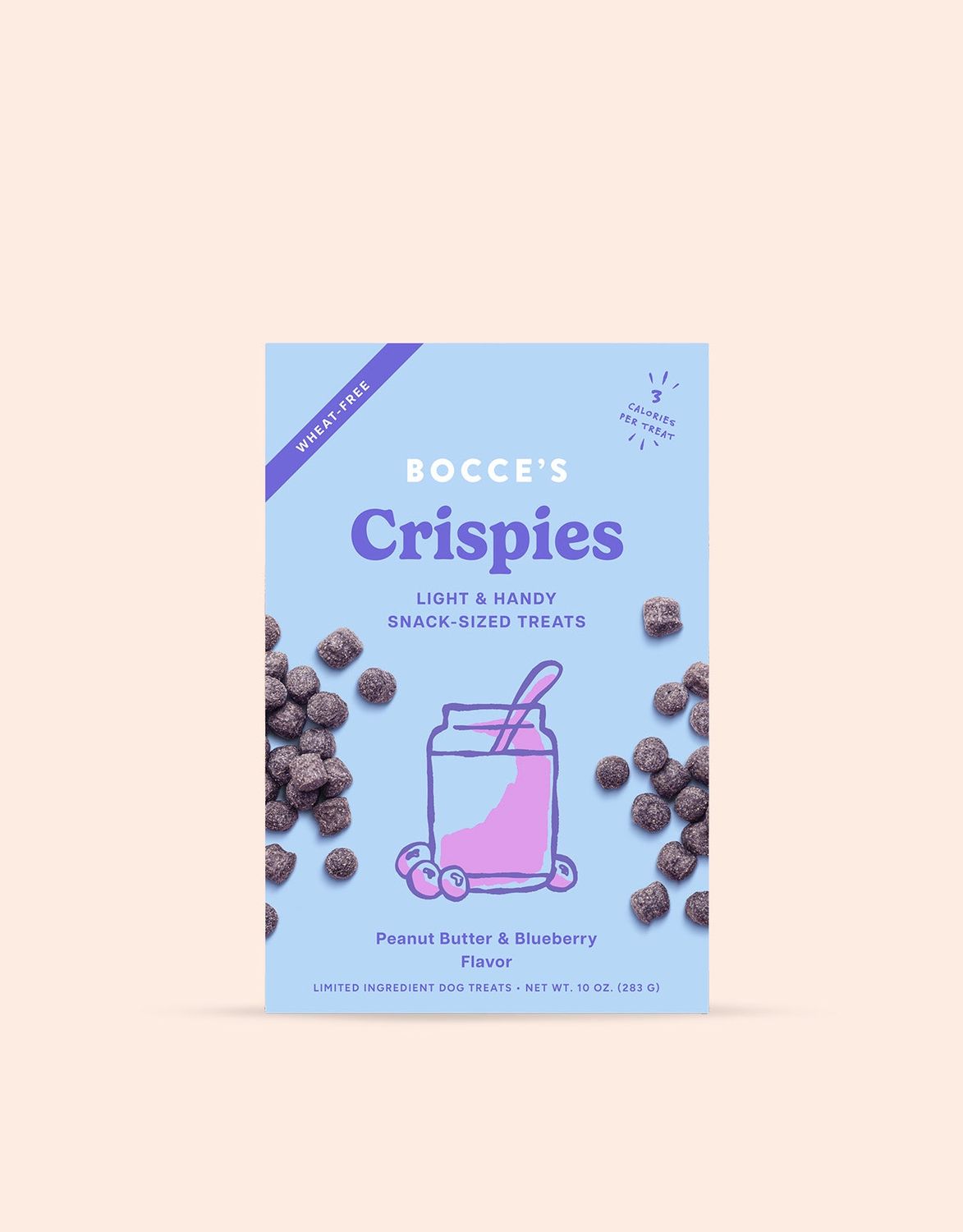 Bocce Crispies Peanut Butter &amp; Blueberry 10oz
