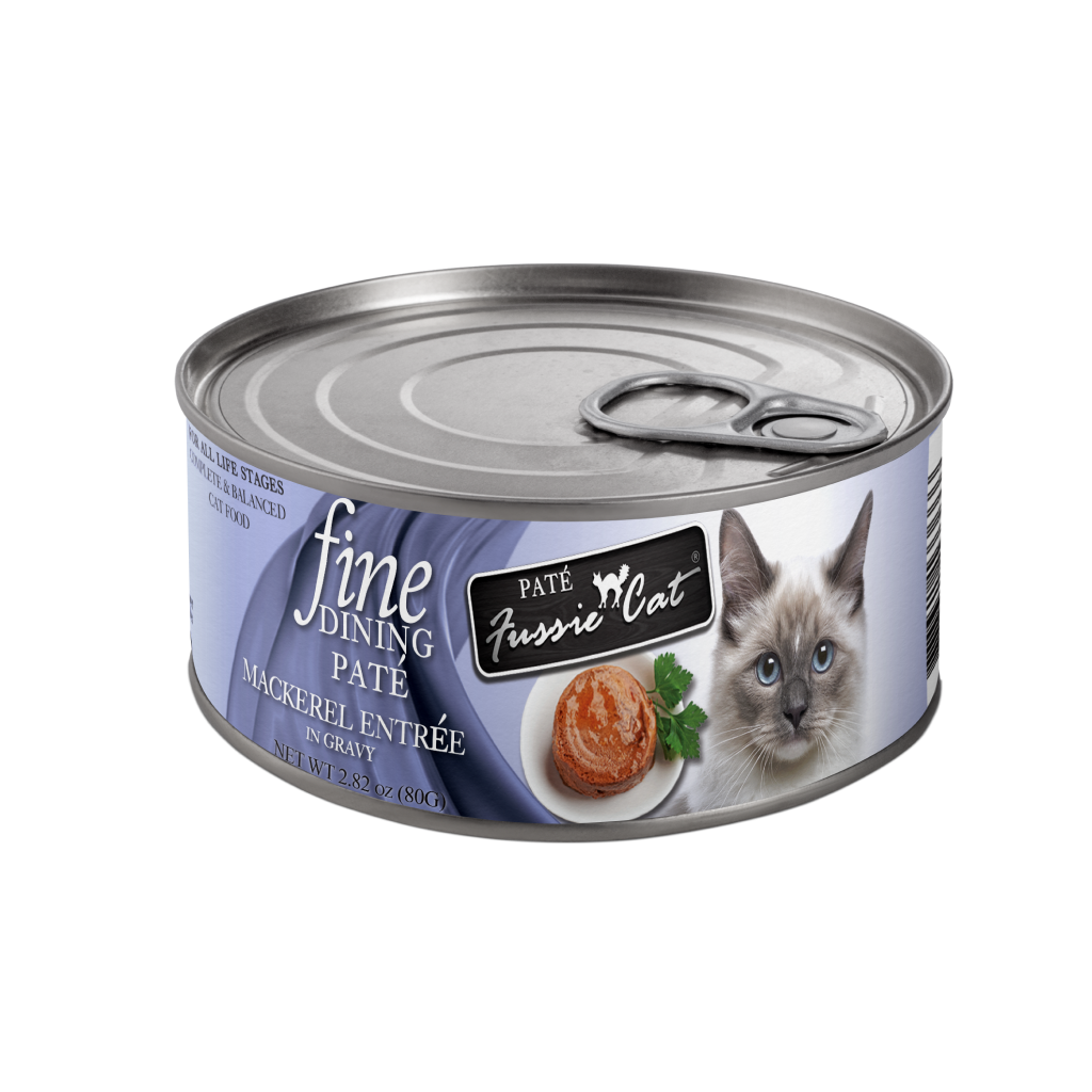Fussie Cat Can Fine Dining Mackerel Pate 2.82 oz