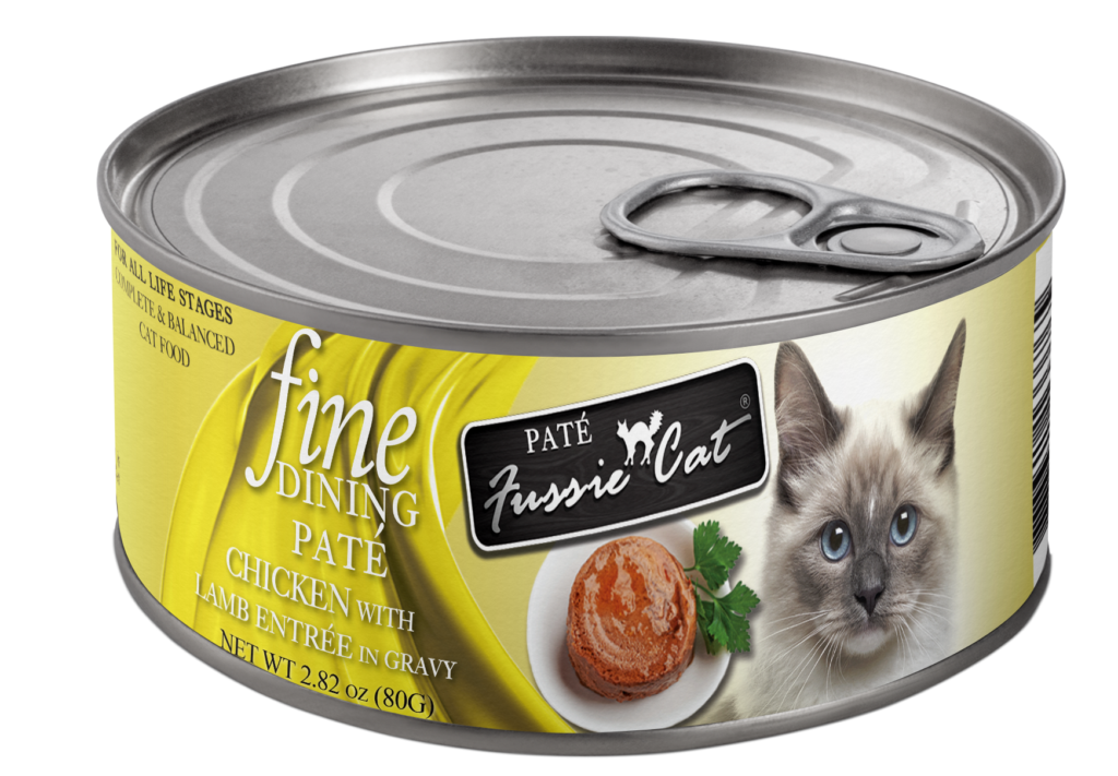 Fussie Cat Can Fine Dining Chicken/Lamb Pate 2.82 oz
