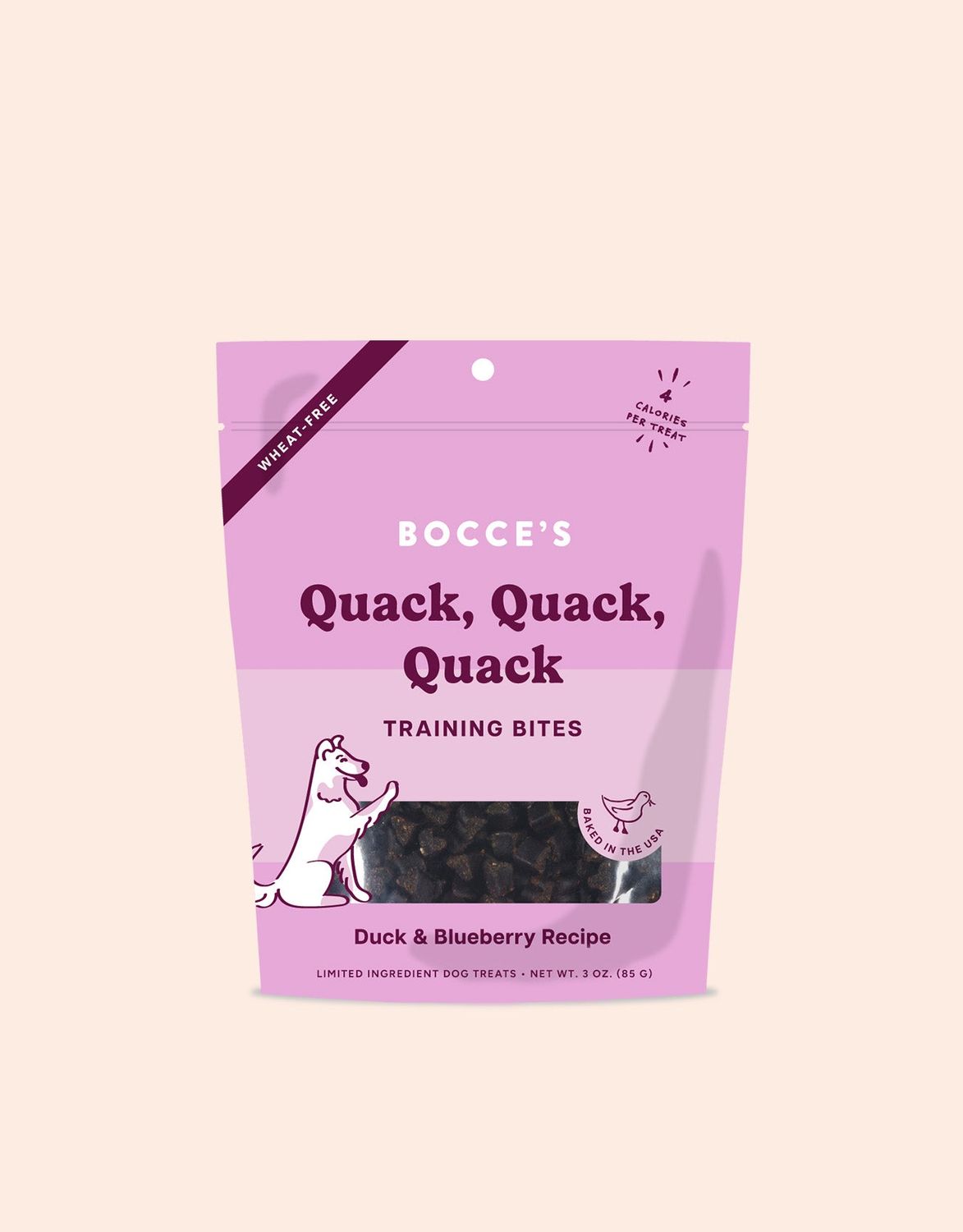 Bocce Quack Quack Training Bites 6oz