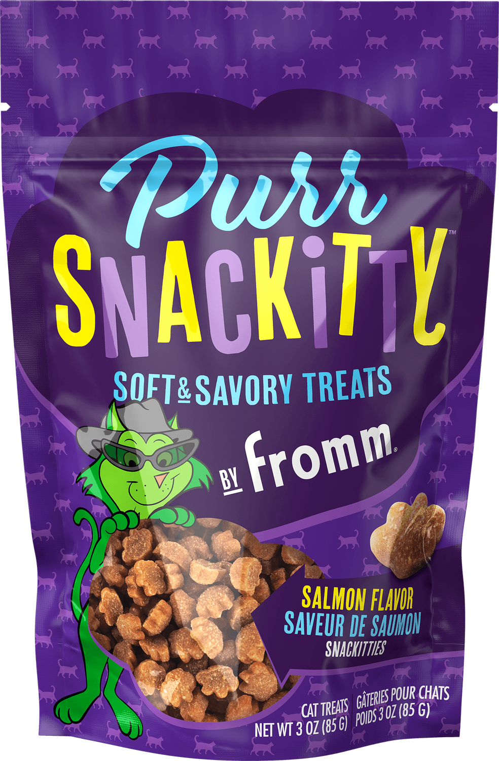 Fromm Purrsnackitty Salmon soft treats 3oz