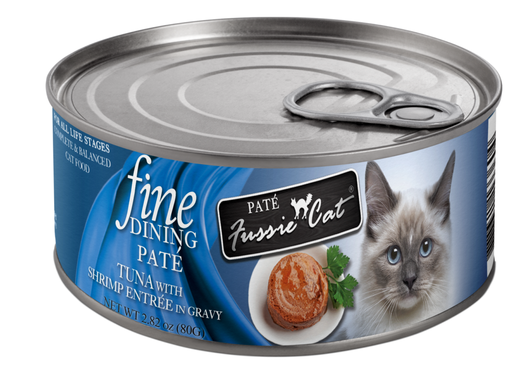 Fussie Cat Can Fine Dining Tuna/Shrimp Pate 2.82 oz