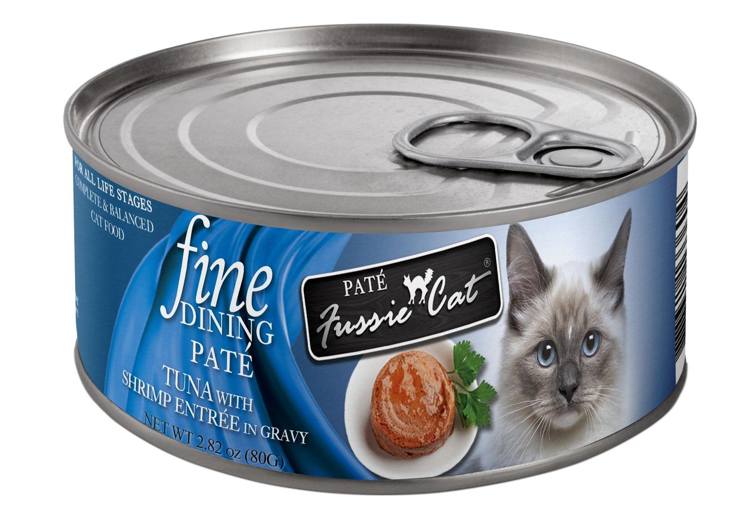 Fussie Cat Can Fine Dining Tuna/Shrimp Pate 2.82 oz