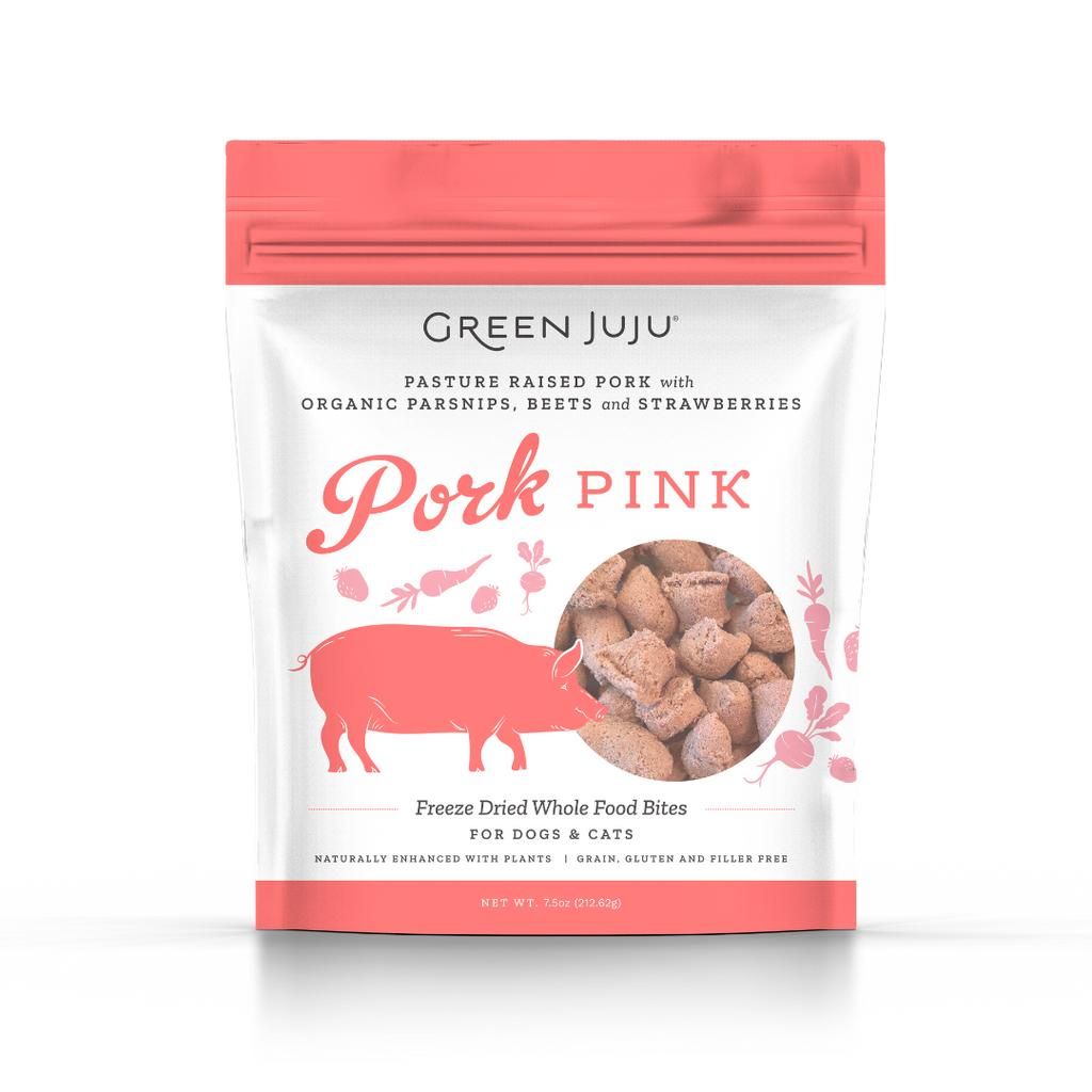 Green Juju FD Pork Pink Bites 7.5 oz