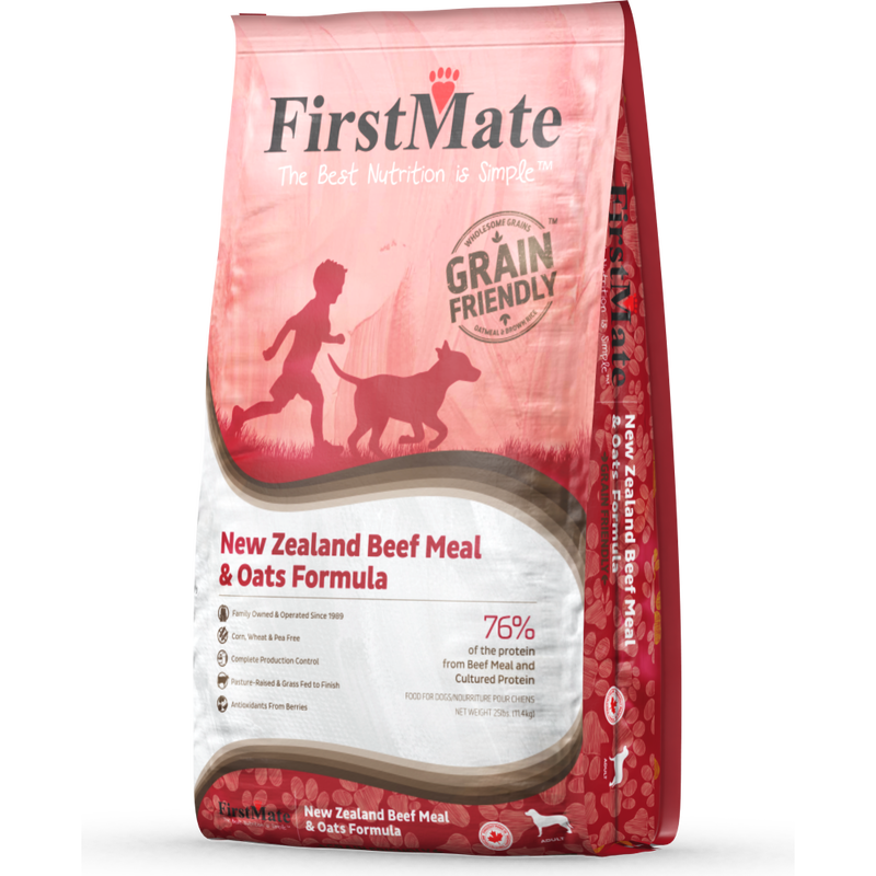 FirstMate Dog Beef&amp; Oats 25#