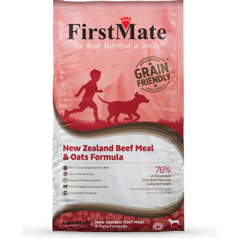 FirstMate Dog Beef&amp; Oats 25#
