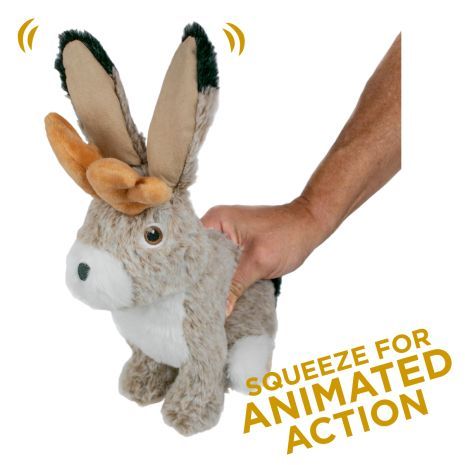 Tall Tails Plush Animated Jackalope