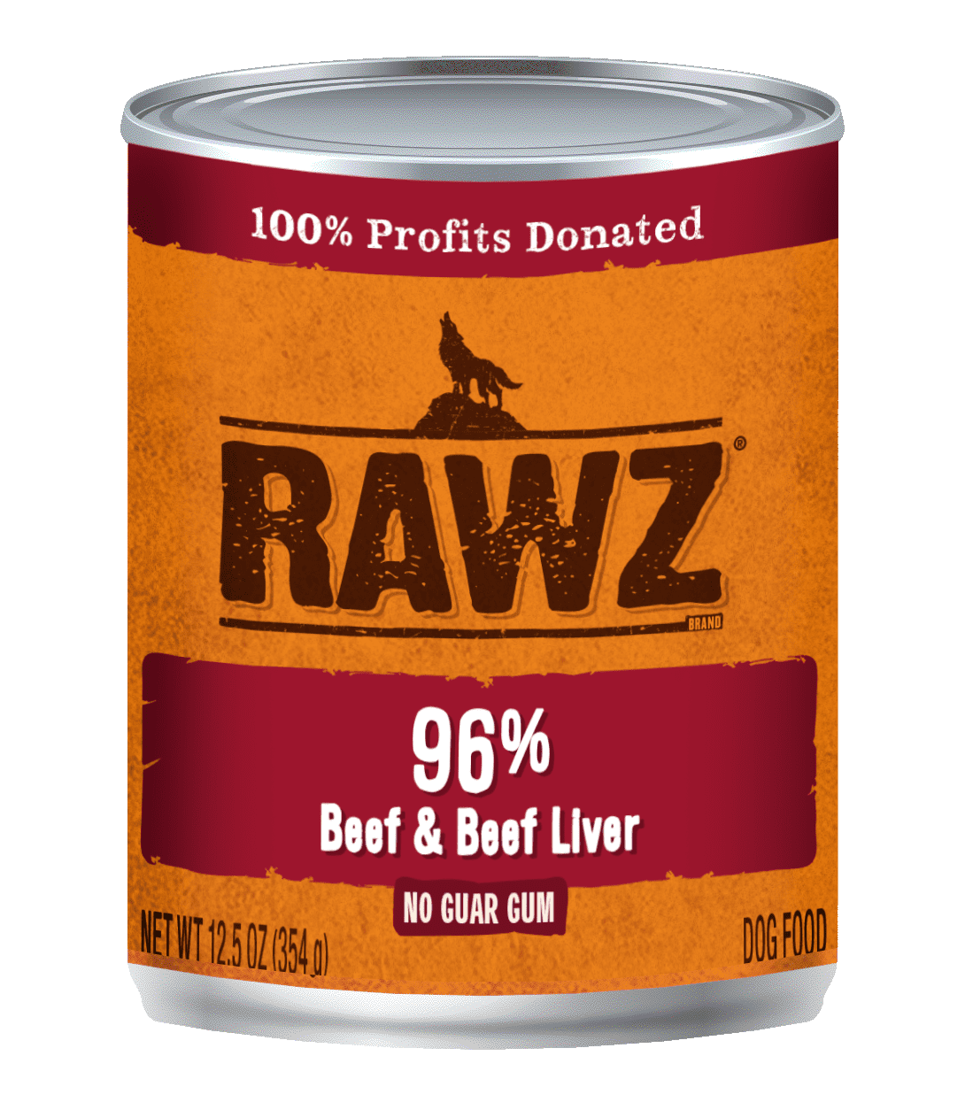 Rawz Dog Can Beef &amp; Liver Pate 12.5 oz