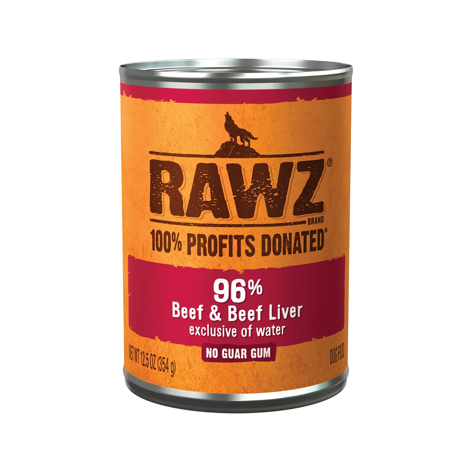 Rawz Dog Can Beef &amp; Liver Pate 12.5 oz
