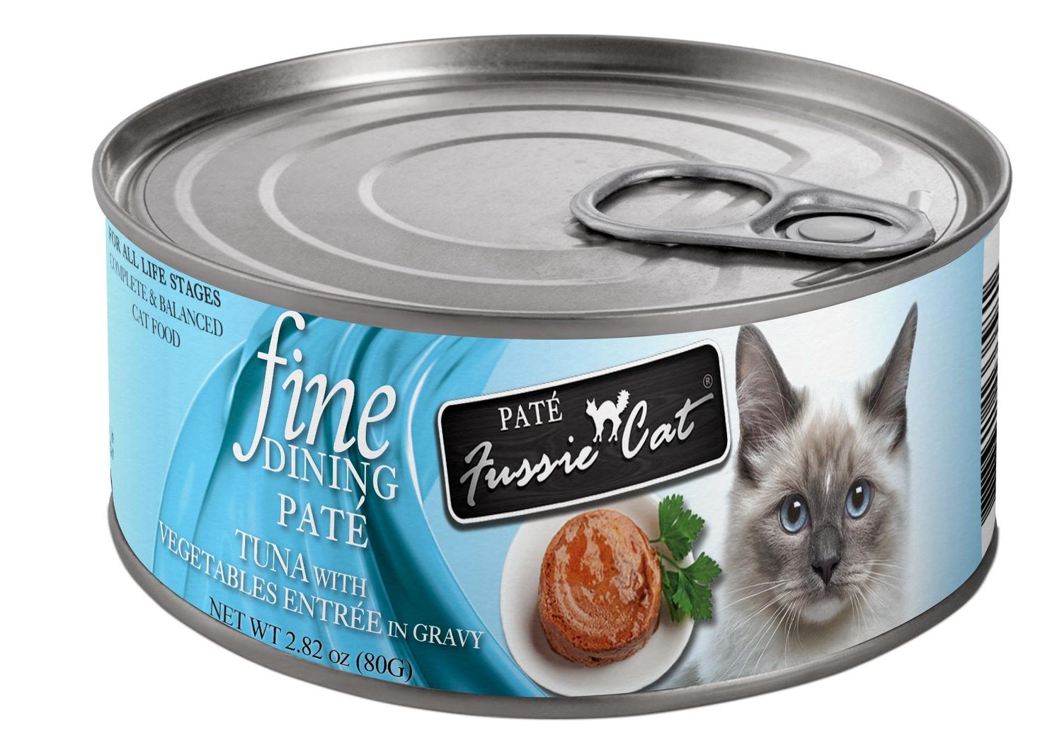 Fussie Cat Can Fine Dining Tuna/Veg Pate 2.82 oz