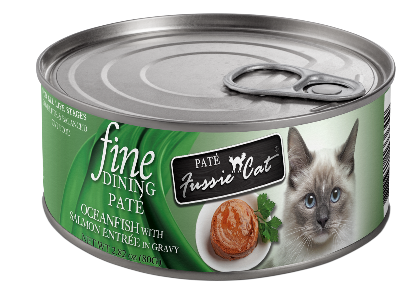 Fussie Cat Can Fine Dining OFish/Salmon Pate 2.82 oz