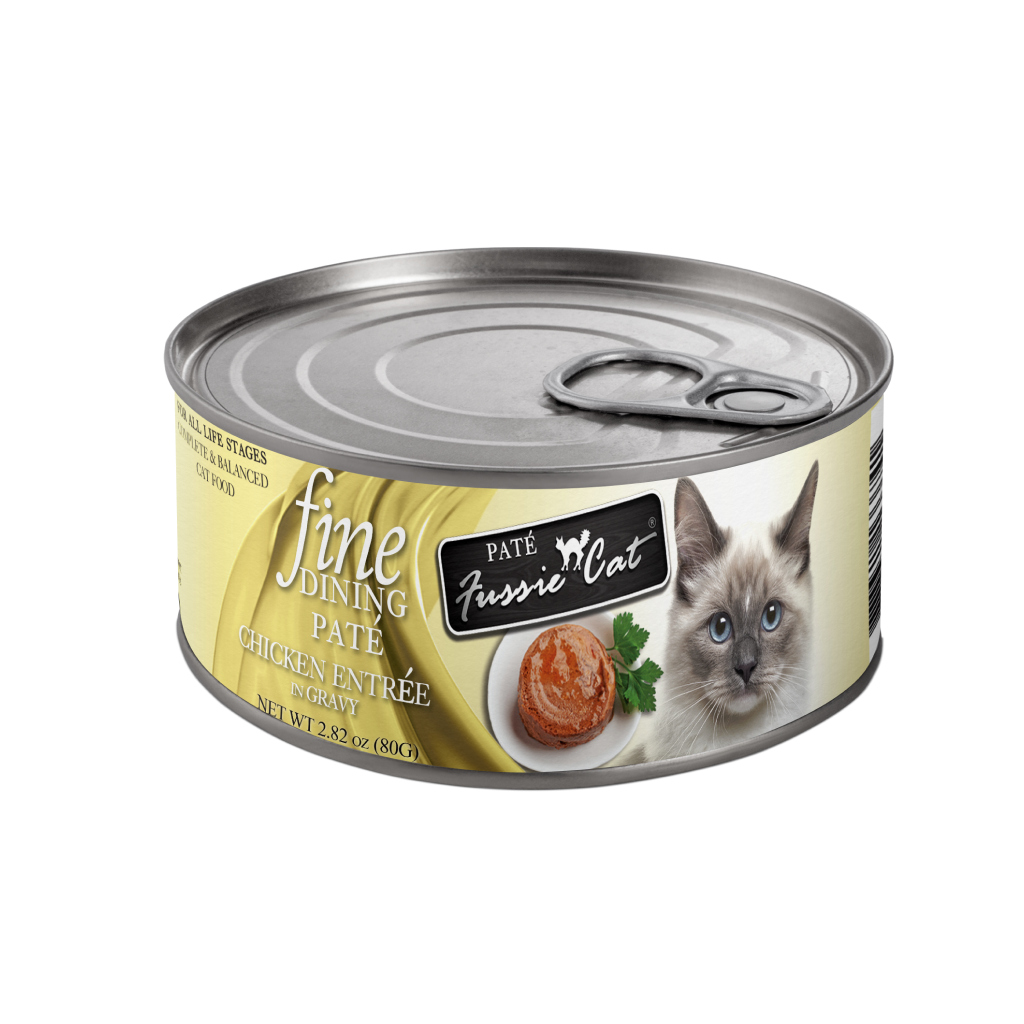 Fussie Cat Can Fine Dining Chicken Pate 2.82 oz