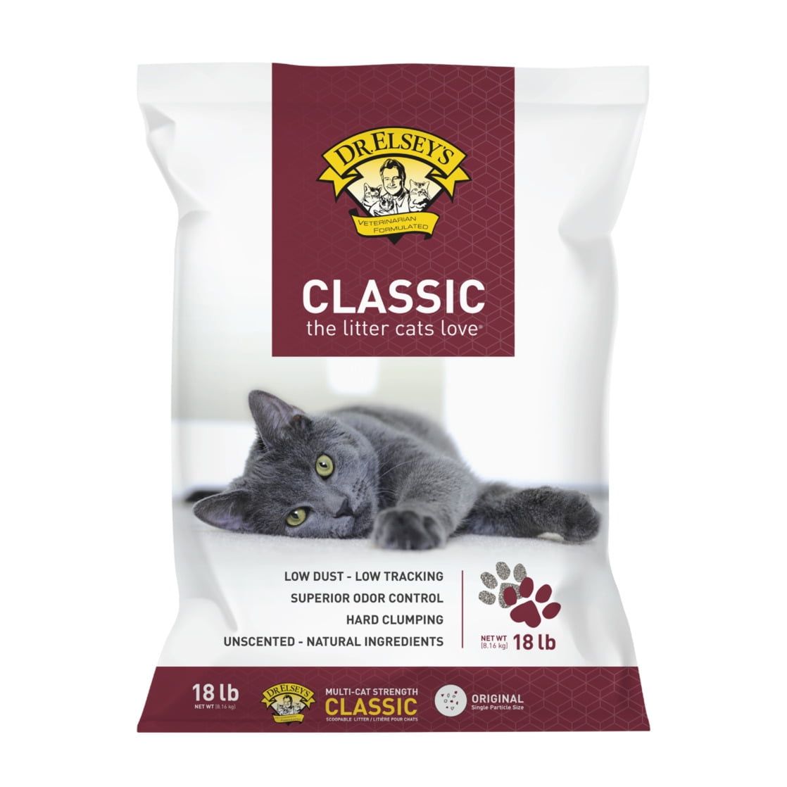 Dr. Elsey’s Classic Clumping Cat Litter 18#