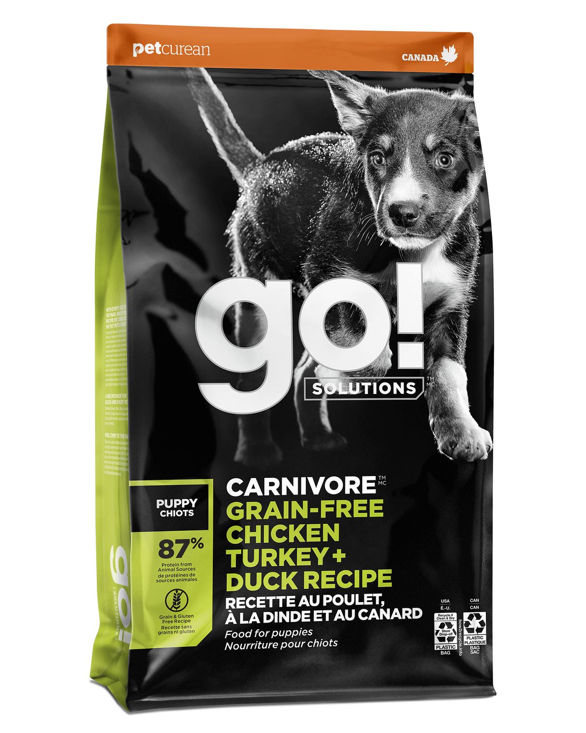 Go Dog Carnivore Puppy GF Chicken/Turkey/Duck 22lb