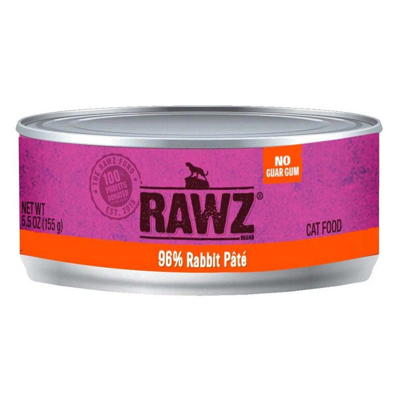 Rawz Cat Can Rabbit Pate 3 oz