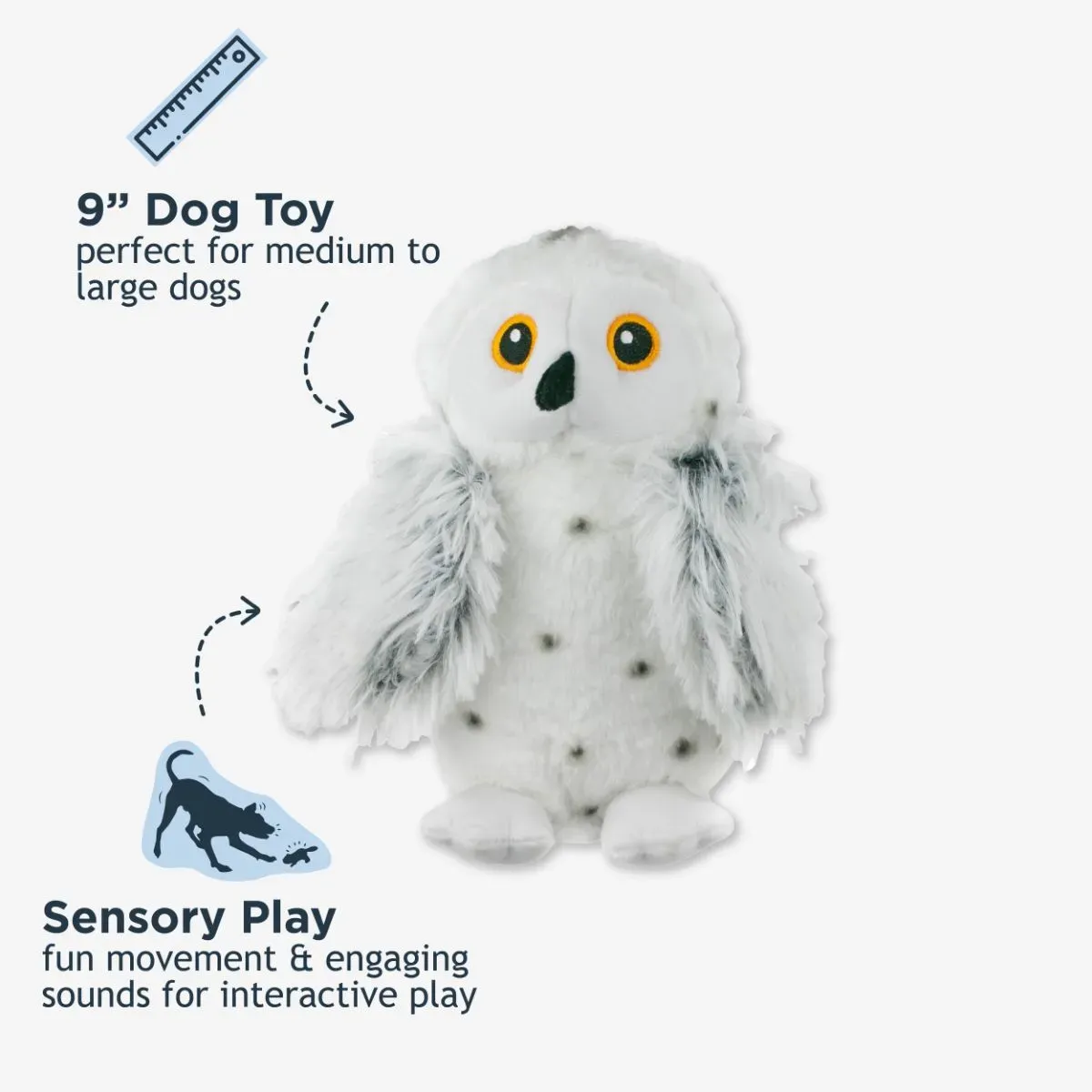 Tall Tails Plush Animated Owl