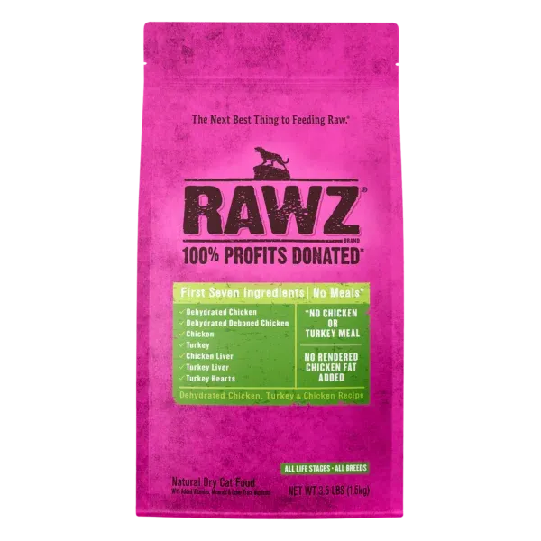 Rawz Cat Kibble Chicken &amp; Turkey 3.5#