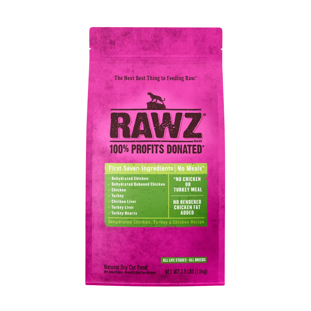 Rawz Cat Kibble Chicken &amp; Turkey 3.5#