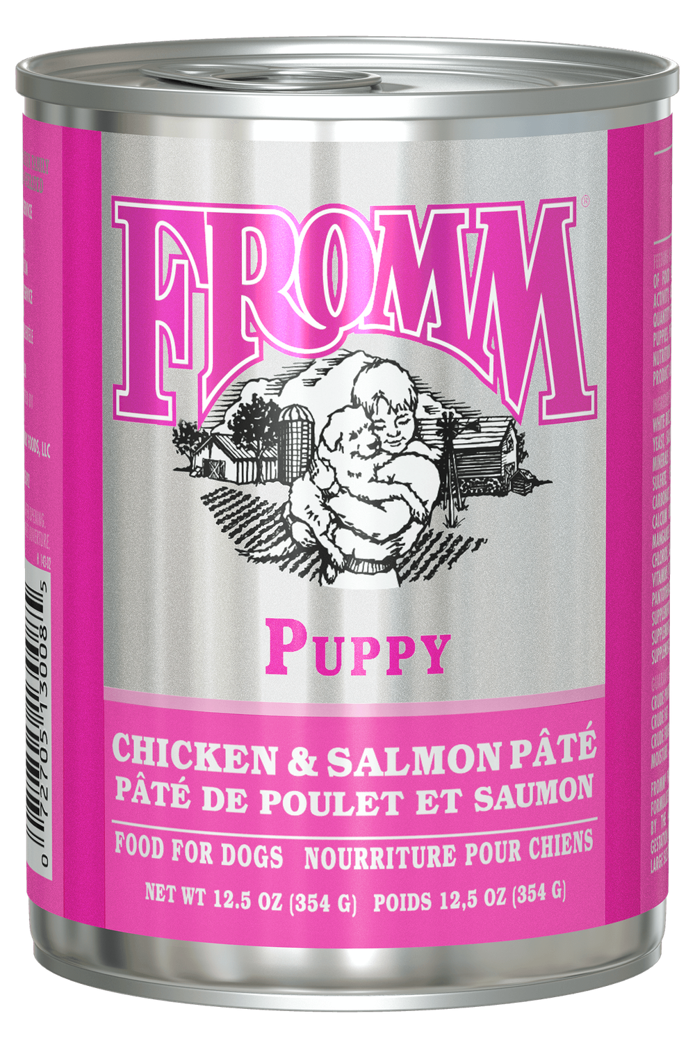 Fromm Classic Puppy Chicken &amp; Salmon pate dog can 12.5 oz.