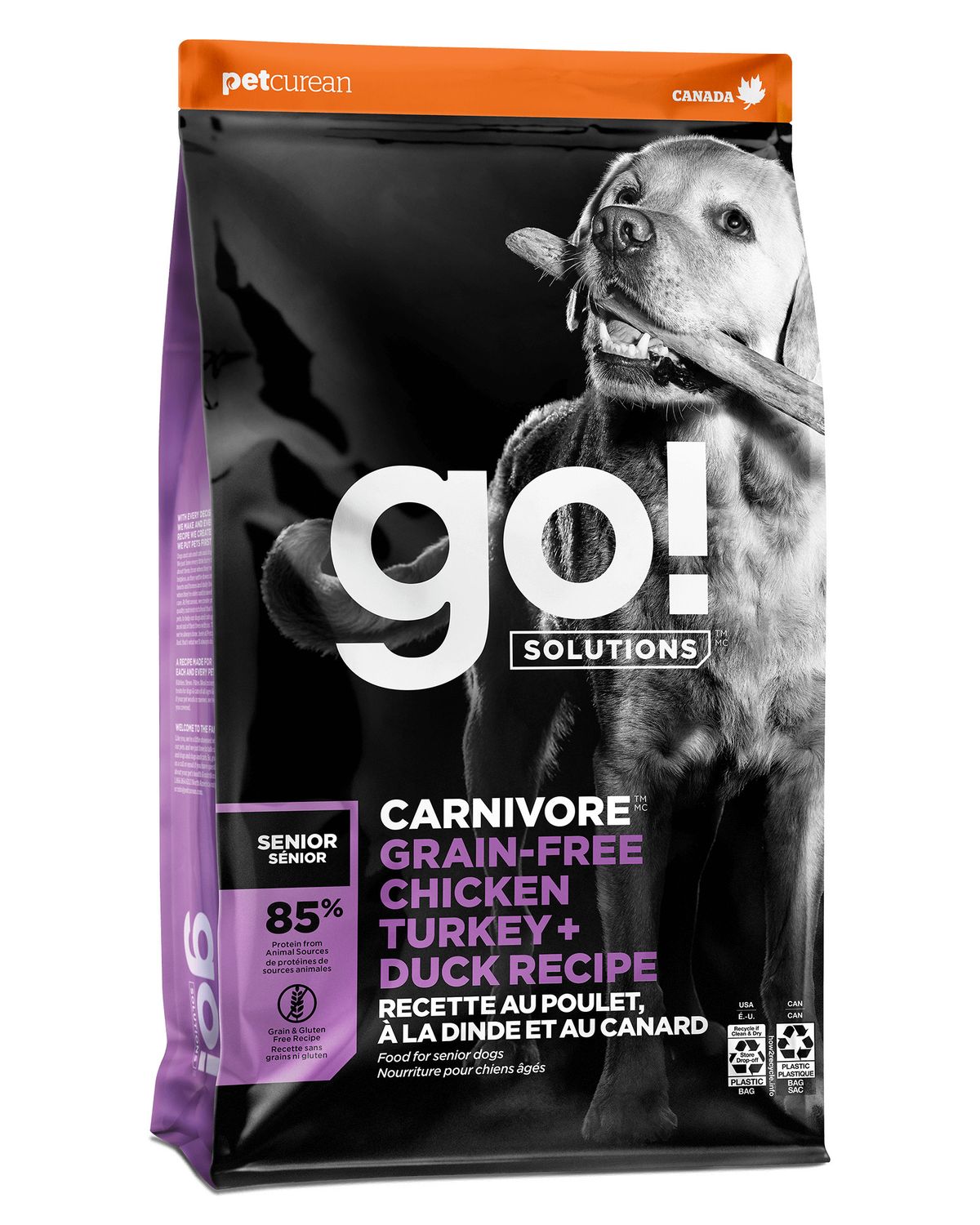 Go Dog Carnivore GF Senior Chicken/Turkey/Duck 22