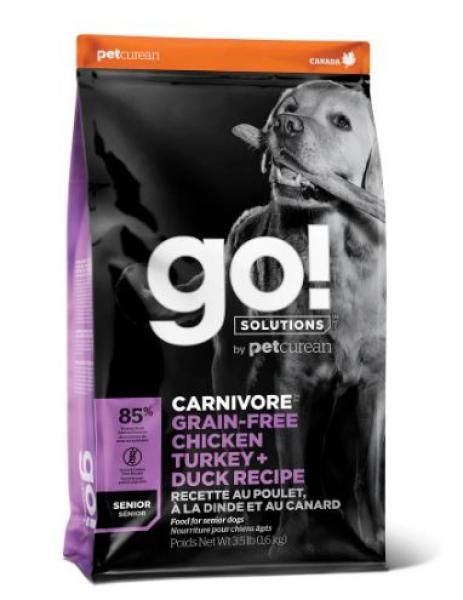 Go Dog Carnivore GF Senior Chicken/Turkey/Duck 22
