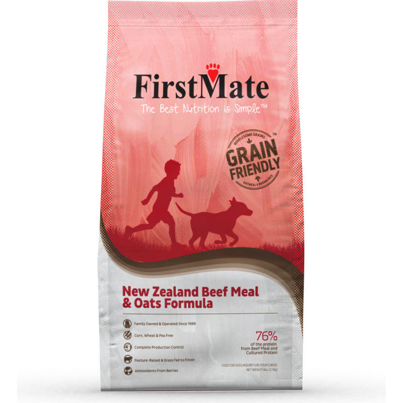FirstMate Dog Beef &amp; Oats 5#