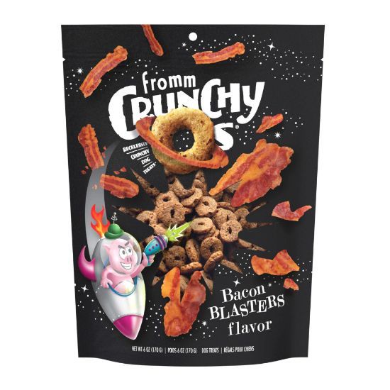 Fromm Crunchy O’s Dog Treats Bacon Blasters 26 oz
