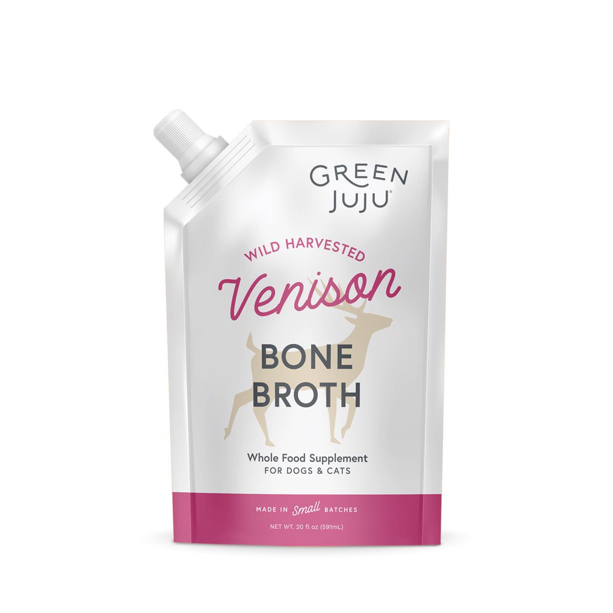 Green Juju Frozen Venison Bone Broth 20 oz