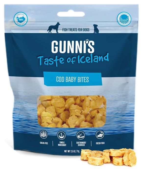 Gunni’s Cod Baby Bites Dog Treats 2.5 oz