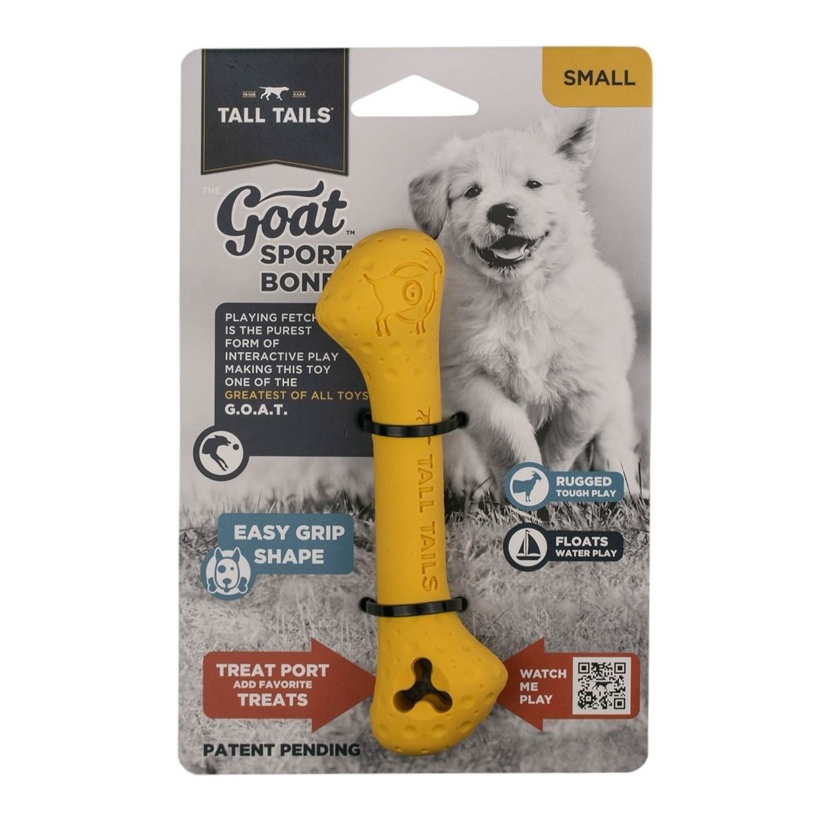 Tall Tails GOAT Rubber Bone 6”